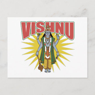 Hindu Vishnu Postkarte