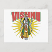 Hindu Vishnu Postkarte (Vorderseite)