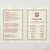 Hindu Wedding Program Flyer (Vorderseite)