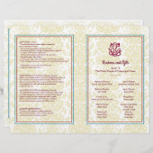 Hindu Wedding Program Flyer (Vorne/Hinten)