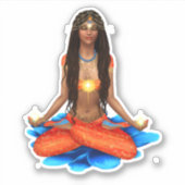Hindu Yoga Peace Namaste Sticker (Vorderseite)