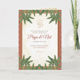 Hindu-Zeremonie Programm Indische Hochzeit