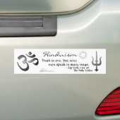 Hinduismus - Durchgangs-Autoaufkleber Autoaufkleber (Auf Auto)