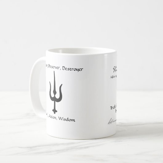 Hinduismus - Durchgangs-Tasse Kaffeetasse (Vorderseite Links)