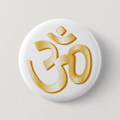 Hinduismus-Symbol Button (Vorderseite)