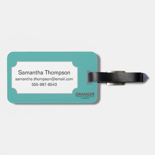 Hinduismus: Vishnu Gepäckanhänger (Rückseite horizontal)