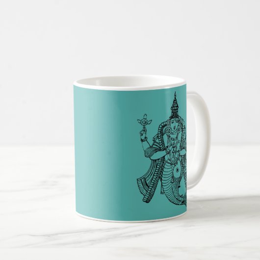 Hinduismus: Vishnu Kaffeetasse (VorderseiteRechts)