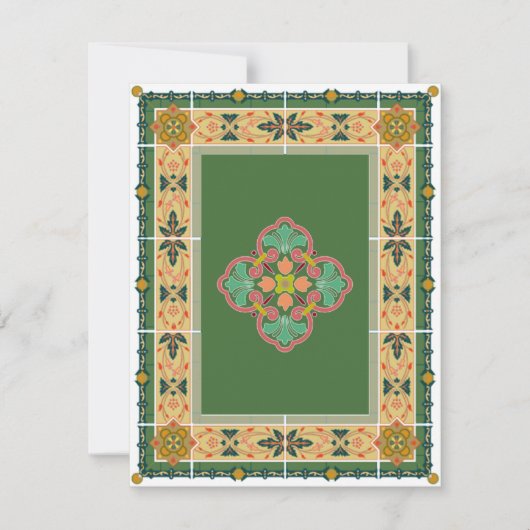 Hinduistische arabische Hochzeit oder Einladung vo (Vorderseite)