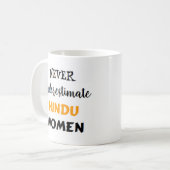 hinduistische Frauen Kaffeetasse (Vorderseite Links)
