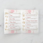 Hinduistisches Hochzeitsprogramm & Gujarati-Hochze Programm (Innenseite)