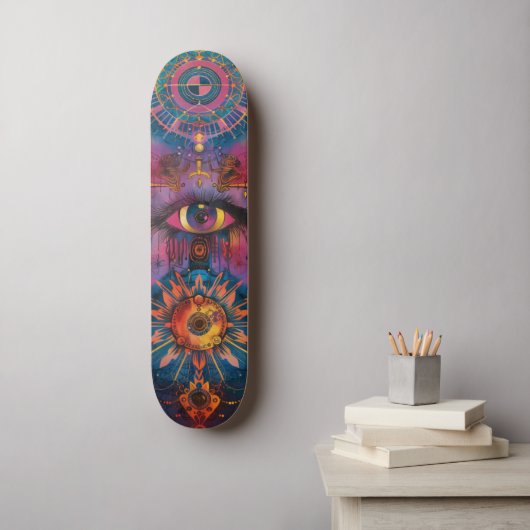 Hindumystik Skateboard (Wandkunst)