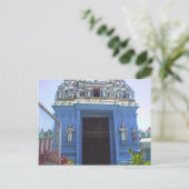 Hindutempel-Eingang, Little India Postkarte (Stehend Vorderseite)