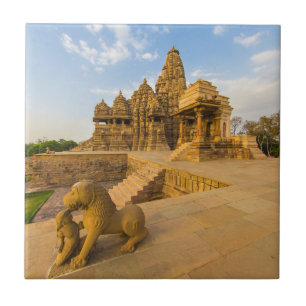 Hindutempel in Khajuraho Fliese