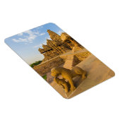 Hindutempel in Khajuraho Magnet (Rechte Seite)