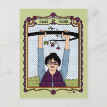 Hineinhängen_A_ Postkarte