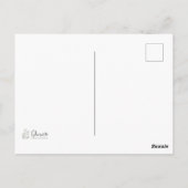 Hineinhängen Sukkuläre Postkarte (Rückseite)