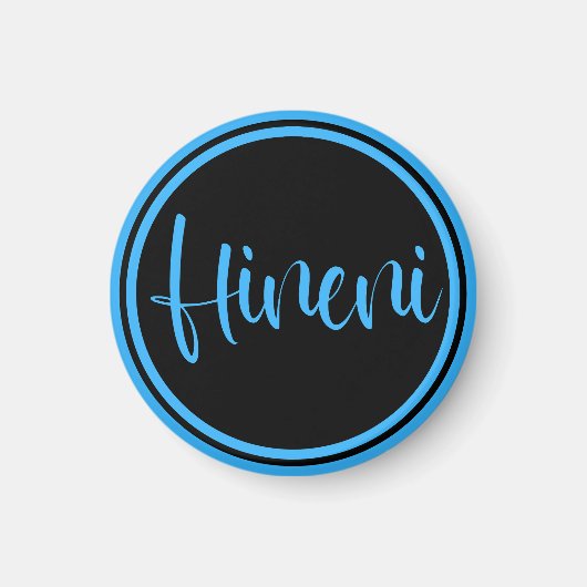 Hineni - Hier bin ich Magnet (Vorne)