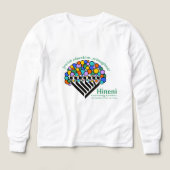 Hineni Learning Center Kids' Long-Sleeve White (Design Vorderseite)