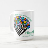 Hineni Learning Center Tasse (Vorderseite Links)