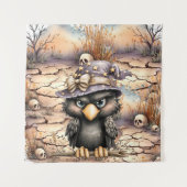 Hing einfach herum, Mysterious Crow. Wandteppich (Vorderseite)