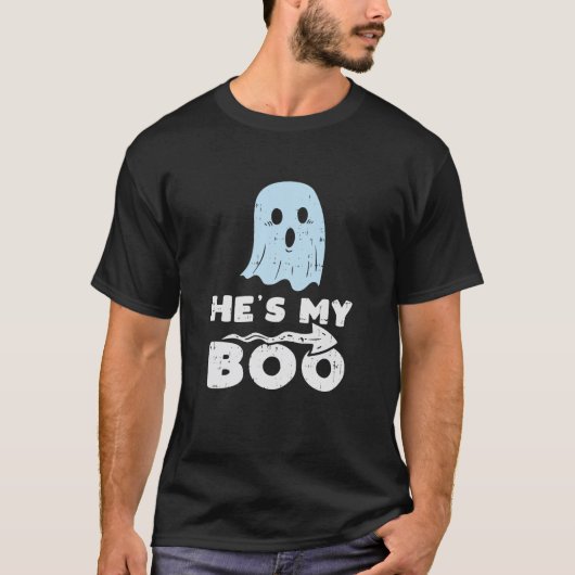 Hing mein Boo Niedlich Matching Couple Halloween-K T-Shirt (Vorderseite)
