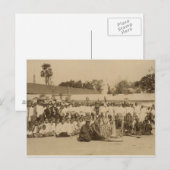 Hingabe auf der Pagode von Arakan, Mandalay, Postkarte (Vorne/Hinten)