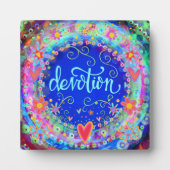 Hingabe Hübsche florale Inspirivity Easel Fotoplatte (Vorderseite)