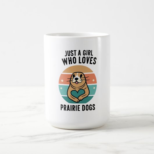 Hingabe: Nur ein Mädchen, das Prärie-Hunde Liebe / Kaffeetasse (Mittel)