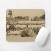 Hingaben an der Arakan Pagode, Mandalay, Mousepad (Mit Mouse)