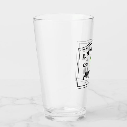 Hingham Christmas Beer Glass Glas (Rechts)