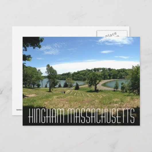 Hingham Massachusetts Postcard Postkarte (Vorne/Hinten)