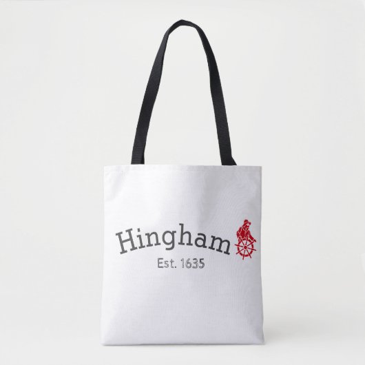 Hingham Massachusetts Tote Bag Tasche (Vorderseite)