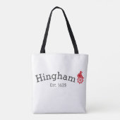 Hingham Massachusetts Tote Bag Tasche (Rückseite)