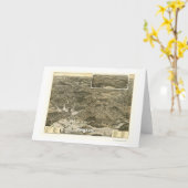 Hingham, panoramische Karte MAs - 1885 (Gelbe Blume)