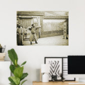 HINGWHA CITY CHINA 1904 FOTOGRAPH Archery Hingwha Poster (Heimbüro)