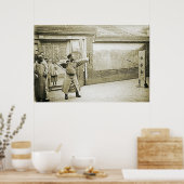 HINGWHA CITY CHINA 1904 FOTOGRAPH Archery Hingwha Poster (Küche)