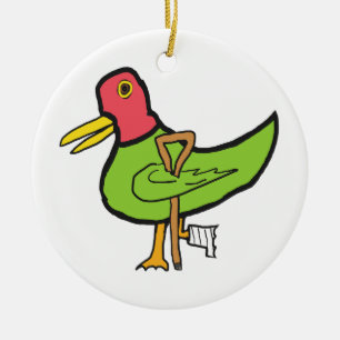 Hinkender Enterich Keramik Ornament