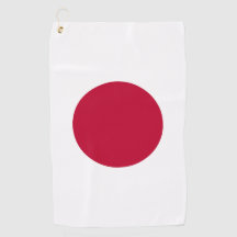 Hinomaru Rising Sun Japan Flag Golf Handtücher