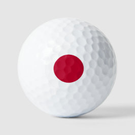 Hinomaru Rising Sun Japan Flag   Golfball