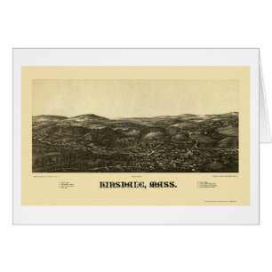 Hinsdale, panoramische Karte MAs - 1887