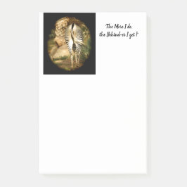 "Hinter-äh erhalte ich!" Post-Itanmerkungen, 4 x 6 Post-it Klebezettel