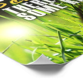 Hinter allem Schöne - Motivierend Zitat Poster (Ecke)