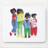 "Hinter am Tag" Mausunterlage Mousepad (Vorne)