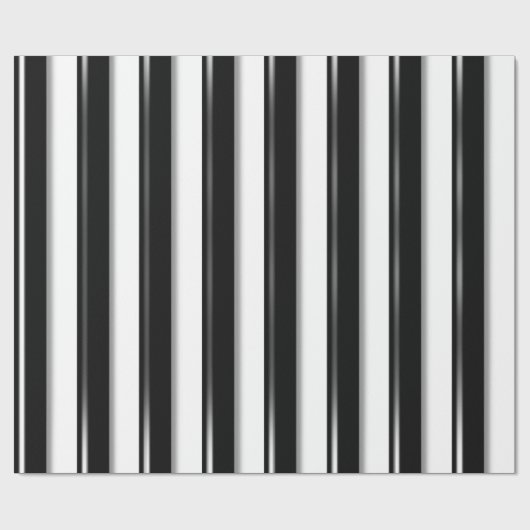 Hinter Bars: Schwarzer Streifen (Foto oder Farbe h Geschenkpapier (Flach)