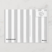 Hinter Bars: Schwarzer Streifen (Foto oder Farbe h Postkarte (Rückseite)