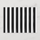 Hinter Bars: Schwarzer Streifen (Foto oder Farbe h Postkarte (Vorderseite)
