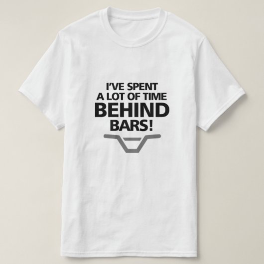 Hinter Bars T - Shirt (Design vorne)