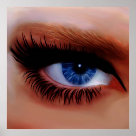 Hinter blauen Augen Poster (Vorne)