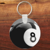 Hinter dem 8-Ball, Acht Ball Schlüsselanhänger (Vorderseite)