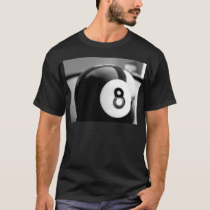Hinter dem 8-Ball Ball acht T-Shirt